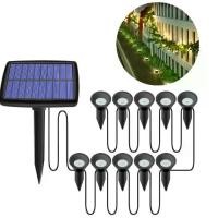 ราคา ข้อเสนอ10 in 1 Solar Underground Lawn Light สวนโคมไฟสนามหญ้ากลางแจ้งสวนโคมไฟสนามหญ้า 5v 100MA 0.5W แผงโซลาร์เซลล์ (1732170920057670018)