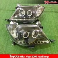 ราคา ไฟหน้า ไฟหน้าแต่ง Vigo 2005 2006 2007 2008 2009 2010 2011 โปรเจ๊กเตอร์สีดำ โฉมแรก และ โฉมสอง LED bar NT (1729719711148574998)