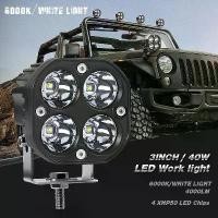 ราคา Mipanda สปอตไลท์ยิง LED Cree Bar CwL 4 จุดตา 40 วัตต์มอเตอร์รถยนต์ 40w 9 - 36 โวลต์ 12V 24Worklight Car (1730685980863859573)
