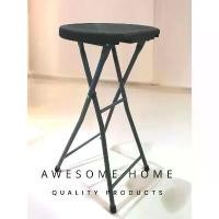 ราคา เก้าอี้สตูลทรงสูงพับได้ ขนาด 38 x 71 cm. เก้าอี้นั่งขายของ เก้าอี้บาร์ Stool bar (1732030401250100591)