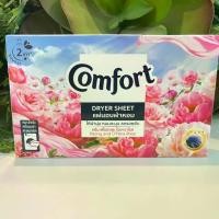 ราคา Comfort DRYER SHEET แผ่นอบผ้าหอม กลิ่น พีโอนีและโอฮาราโรส 40 แผ่น/กล่อง (1731492964083860913)