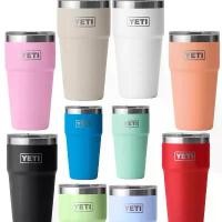 ราคา ของแท้ 100% แก้วเยติ Rambler Stackable Cup 20 Oz แก้วน้ำ เก็บความเย็นสแตนเลส (1731616124470330999)