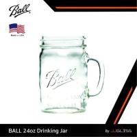 ราคา JJGLASS - BALL 24oz Drinking Jar - แก้วโหลพร้อมหูจับ 24oz ขวดโหลแก้วมีหูจับ แก้วน้ำ DIY วินเทจสไตล์ USA บล็อกบัสเตอร์ (1731730943788090759)