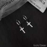 ราคา ต่างหูห่วงจี้ไม้กางเขน สไตล์ INS มินิมอล สำหรับผู้ชายและผู้หญิง เครื่องประดับข้อมือหูอเนกประสงค์และฉุ้ด ต่างหูจี้ไม้กางเขน ต่างหู unisex ต่างหูมินิมอล ต่างหูฉุ้ด ต่างหูห่วงกันอี (1731285744820913712)