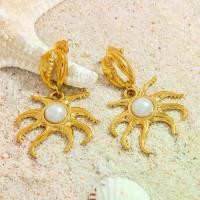 ราคา ต่างหูเหล็กไททาเนียมซีรีส์โอเชี่ยน, จี้ปลาหมึกเปลือกหอยแฟชั่นบุคลิกภาพ, ต่างหูไม่ซีดจาง, ชุบทอง 18K, ธีมมหาสมุทร จี้ พระ พญาครุฑ ปลุกเสก แล้ว ลอก ดํา jewelry mystery (1731641112947295633)