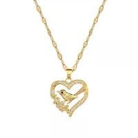 ราคา สร้อยคอสุดหรู ดีไซน์นกหัวใจละเอียดอ่อน เพชรเต็ม โซ่เหล็กไททาเนียมชุบทอง ฝังไมโคร จี้เพชรเต็ม สำหรับผู้หญิง สร้อยคอหรูหรา แหวน หนุมาน jewelry mystery jar สร้อย ข้อ มือ ทุเรียน (1731245024494782226)