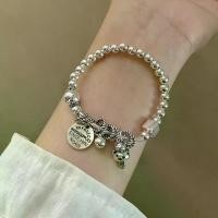 ราคา สร้อยคอจี้แมวนำโชค สไตล์วินเทจ ชุบเงิน สำหรับผู้หญิง ลูกปัดยางยืด วงกลมเดียว อเนกประสงค์ ของขวัญวันเกิด jewelry mystery jar สร้อย ข้อ มือ pandora ของ แท้ (1731851803119814063)