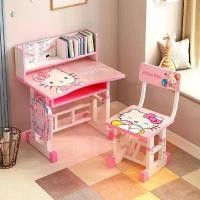 ราคา โต๊ะเรียน ยก 80-90CM หนังสือ เด็กประถม เด็กโต สาว โต๊ะสีชมพู โต๊ะเขียนหนังสือเด็ก โต๊ะปรับระดับtable (1732505584444540073)