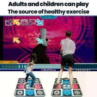 ราคา เกมเต้น Dance mat เกมเต้นต่อทีวีหรือคอมพิวเตอร์ แผ่นเต้น ออกกำลังกาย เกมกีฬา อุปกรณ์ออกกำลังกาย แผ่นเกมเต้น USB (1732473256471791067)