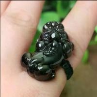 ราคา Icy Obsidian Pi Xiu แหวนเชือกถักธรรมชาติสำหรับผู้ชายและผู้หญิง แหวนคู่ เชือกถักมือ แหวนนิ้วหัวแม่มือนำโชค นิ้วอินเทรนด์ (1729908941624413128)