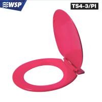 ราคา WSP ฝารองนั่ง ฝาชักโครกพลาสติกทรงกลม รุ่นTS4-3/PI สีชมพู คุณภาพสูง ขนาดตามมาตรฐาน (แถมฟรีชุดอุปกรณ์ติดตั้ง) (1729659500738021473)