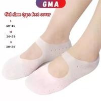 ราคา GMA ยืดหยุ่น ​แก้รองช้ำ ป้องกันรองเท้ากัด ถุงซิลิโคนถนอมเท้า มีสายคาดกันหลุด Gel foot cover (1729923736589470203)