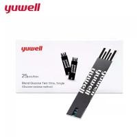 ราคา [จัดส่งทันที] Yuwell Simple แผ่นตรวจน้ำตาลในเลือด แถบตรวจน้ำตาล แถบตรวจน้ำตาลในเลือด blood sugar test strips ใช้แล้วทิ้ง 25 ชิ้น (1732098570157459561)