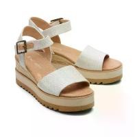 ราคา TOMS รองเท้าลำลองผู้หญิง รุ่น Diana Natural Yarn Dye Canvas (CE) รองเท้าลิขสิทธิ์แท้ (1731815602298325259)