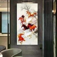 ราคา Zhangyi'Shop คุณภาพรับประกันได้ Canvas รูปภาพพิมพ์ผ้าแคนวาส ขนาด 40x80cm. สินค้าพร้อมกรอบ ภาพม้าแปดเซียน ภาพแขวนผนัง ภาพพิมพ์แคนวาสแท้ รูปภาพตกแต่ง (1731173684431980752)