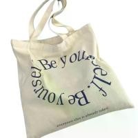 ราคา Minimal Bag Canvas กระเป๋าผ้ามินิมอล ลายสกรีนน่ารักสไตล์เกาหลี กระเป๋าผ้าอย่างดี ใส่ของได้เยอะ สะพายง่ายไซส์พอดี (1729704724095863115)