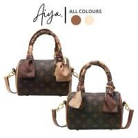 ราคา พร้อมส่งวันนี้[ *ไม่เติมสต๊อก* ] Aiya.bag หนังcanvas กระเป๋าทรงหมอน 7 นิ้ว ถือสะพายออกงาน ll กดติดตามแถมฟรีผ้าผูกโบว์ (1731746669271549765)