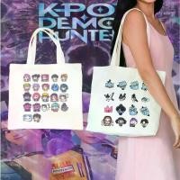 ราคา Demon Hunter Canvas Bag – Street Kpop Style | กระเป๋าผ้า ลายฮันเตอร์ เคป๊อปแนวสตรีท (1732255301776541329)