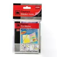 ราคา กระดาษโน้ตมีกาวในตัว หลากสีหลายขนาด ตรางช้าง Sticko Note Pro-Maker (370 แผ่น/เล่ม) (1729753646640630358)