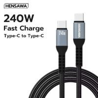 ราคา HENSAWA รุ่น US3120 สายชาร์จเร็ว PD 240W TypeC to TypeC สายหนา ทนทาน พร้อมชิป E-Marker Cable USB2.0 ถ่ายโอนข้อมูลไว 480Mbps สำหรับ iP แล็ปท็อป โทรศัพท์ (1731487026340988312)