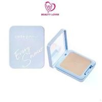 ราคา [เก็บเงินปลายทาง] ( ตลับใหญ่ 12g. มีกระจก ) โฉมใหม่ Cute Press แป้งผสมรองพืนคิวเพรส สีฟ้า Evory Snow Whitening & Oil Control ขนาด 12g (1731628478669292627)