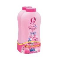 ราคา FREE SHIP12 Plus Cool Powder Whitening Pink 300 g x 2.ทเวลฟ์พลัส แป้งเย็น สูตรไวท์เทนนิ่ง สีชมพู ขนาด 300 กรัม แพ็คคู่ (1732338304656968080)