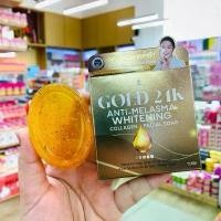 ราคา สบู่ทองคำ 24k 60g Gold 24k Whitening Anti-Melasma Facial Soap by Precious Skin (1732180305216439957)