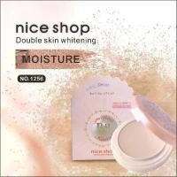 ราคา แป้งพัฟ 2 ชั้น Nice Shop Double Skin Whitening [No.1256] แป้งเกาหลี มีกระจกและพัฟในตัว หน้าเนียนติดทนยาวนาน (1729701465929779220)