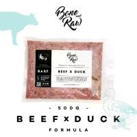 ราคา อาหารบาร์ฟ (สุนัข) BARF. สูตรเนื้อวัวผสมเป็ด | (500 g) - Beef x Duck Formula (1732063514936575769)