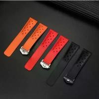 ราคา สายซิลิโคน ระบายอากาศ ขนาด 22 มม. เหมาะสำหรับ TAG Heuer FORMULA 1 การแข่งรถ Carrera Race MONACO สายนาฬิกายาง 22 มม. สำหรับนาฬิกาผู้ชาย อุปกรณ์เสริม (1732157951952980627)