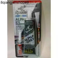 ราคา Sparko กาวปะเก็นสีเทา กาวปะเก็นเทา ALPHA GREY RTV SILICONE ขนาด 85 กรัม !!! แถมฟรีกาว super glue 5G !!! (1732327911699744217)
