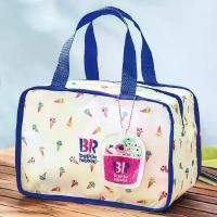 ราคา มีโค้ดลด 30% ทัก ib CHANEL2HAND99 Baskin-Robbins cooler bag กระเป๋านิตยสารญี่ปุ่น กระเป๋าเก็บความเย็น ใส่เครื่องสำอาง (1732321145023005908)