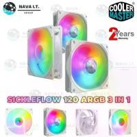 ราคา COOLER MASTER SICKLEFLOW 120 ARGB WHITE EDITION 3 IN 1 รับประกัน 2 ปี (1730056984806000784)