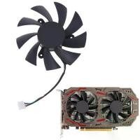 ราคา พัดลมระบายความร้อนการ์ดแสดงผล Cooler, VBIO, ขนาด 75 มม. และ 85 มม., 4pin, สำหรับ iGame GeForce GTX 1070Ti, 1080, 1050, 1060 (1729847538700553183)