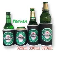 ราคา ปลอกเบียร์ ปลอกเก็บความเย็น สกรีนลายไฮเนเก้น/Heineken มีขนาด กระป๋อง ขวดเล็ก ขวดใหญ่ Stubby Holder Beer bottle cooler (1729685232613755336)