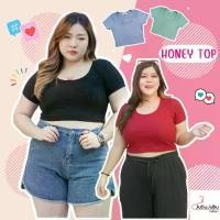 ราคา Honey Crop top เสื้อครอป เสื้อผ้าสาวอวบ ผ้าร่อง หน้าอก 35-48 นิ้ว พร้อมส่ง #491 Clothing ผู้หญิง Lady Women Tshirt (1729576711183305248)