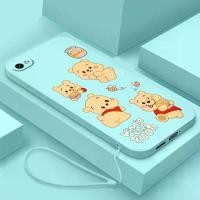 ราคา เคสโทรศัพท์, สำหรับ OPPO A71, OPPO A39, OPPO A57 2016, OPPO A59, OPPO F1S, ดีไซน์ Winnie the Pooh Honey น่ารัก, ตัวป้องกันซิลิโคนเหลว, ผิวเรียบ, กันชนกันกระแทก, พร้อมเชือกเส้นเล็ก, ดีไซน์ใหม่ล่าสุด (1