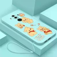 ราคา เคสโทรศัพท์, เคสสำหรับ Huawei Mate 10 Pro, Huawei Mate 10, Huawei Mate 9, Huawei Mate 9 Pro, ดีไซน์ Winnie the Pooh Honey น่ารัก, ตัวป้องกันซิลิโคนเหลว, ผิวเรียบและกันกระแทก, ฝาค (1730001568404900439)