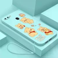 ราคา เคสโทรศัพท์, เคสสำหรับ OPPO R11S Plus, OPPO R11S, OPPO R11 Plus, OPPO R9S PLUS, ดีไซน์ Winnie the Pooh Honey น่ารัก, ตัวป้องกันซิลิโคนเหลว, ผิวเรียบ, กันกระแทก, พร้อมเชือกเส้นเล็ (1730001572759702103)