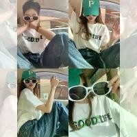 ราคา Honey เสื้อยืด Live a good life -Oversize-เสื้อยืดโอเวอร์ไซส์ สไตล์เกาหลีน่ารัก แขนสั้นแฟชั่น เนื้อผ้าดี L350 (1729581608313456858)