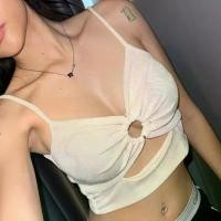 ราคา Glitterเสื้อสายเดี่ยวโชว์หว่งหน้าผ้ายืดวิ้งๆ ขายดี (1731850832045769784)