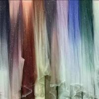 ราคา ผ้ามุ้งไล่สีกลิตเตอร์ กว้าง 66" นิ้ว Shaded Glitter Net Fabric ผ้าตาข่ายไล่สีกากเพชร เนื้อนิ่มละเอียดทิ้งตัว เหมาะสำหรับงานตกแต่งและตัดชุดต่างๆ (1729659592284998457)