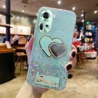 ราคา เคสโทรศัพท์กระจกรูปหัวใจ, เคสโทรศัพท์ TPU นุ่มยืดหยุ่น, สำหรับ OPPO Reno11 5G, 11 Pro 5G, 2024, Bling Glitter, เข้ากันได้กับ OPPO Reno10 Pro, 10 Pro+, Reno8 T 5G, Reno8 Z 5G, Reno8 Pro 5G, Reno7 Z 5G 