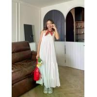 ราคา CHAWY Butter chiffon dress C3325 เดรสยาวสายเดี่ยว เดรสยาวสายเดี่ยวชีฟอง (1731230024353088632)