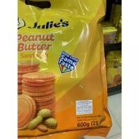 ราคา COD จูลี่ส์ บิสกิตเนยถั่ว 600 กรัม (9242) Julie's peanut butter biscuit ขนมไส้เนยถั่ว คุกกี้ ถั่ว เนยถั่ว (1731995346262000964)