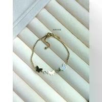 ราคา Jewyme - Butter White Black Bracelet สร้อยข้อมือสแตนเลสแบบรูดลายผีเสื้อ ช่อ ดอกไม้ วาเลนไทน์ ทอง เหมือน จริง (1732437051790886653)