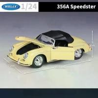 ราคา Porsche 356A Speedster, Welly, Scale 1:24, 1600 Super Alloy, รถสปอร์ตโมเดล, โลหะหล่อแรงดัน, โมเดลรถแข่ง, ของเล่นจำลอง, ของขวัญในอุดมคติ (1732197781489814519)