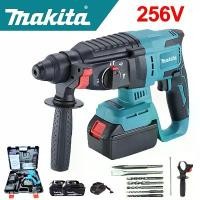 ราคา MAKITA สว่านกระแทกไร้สาย 256V สว่านโรตารี่ไร้สาย Hammer Drill Makita สว่านไร้แปรงถ่าน Cordless Rotary Hammerสว่านโรตารี่ (1732229269219477119)