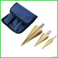 ราคา PastaPlaza ความคงทน ดอกสว่านเจดีย์ ดอกสว่านทรงเจดีย์ สเตปดิว 3ตัวชุด (3 PIECE HSS STEP DRILL SET) ดอกไฮสปีด (HSS) เครน พับ เครื่อง แยง 90 องศา (1730642843723926138)