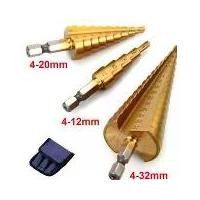 ราคา STEP DRILL ดอกสว่านเจาะขยาย ดอกสว่านเจาะคว้านรู (แถมกระเป๋า) (1729587830768372107)